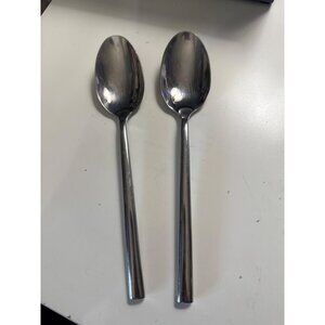 Oneida Diameter Stainless Steel 2 Soup Spoons 7"  Flatware